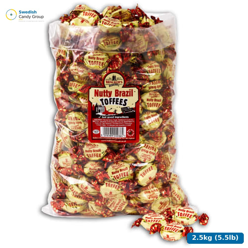 Walkers Nutty Brazil Toffees — 2.5kg (5.5lb)