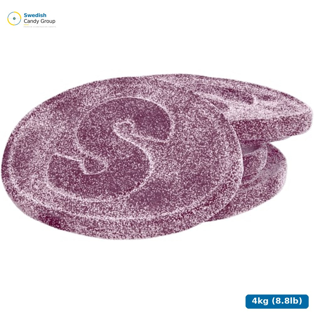 Candypeople Blackcurrant Sour S-märke — 4kg (8.8lb)