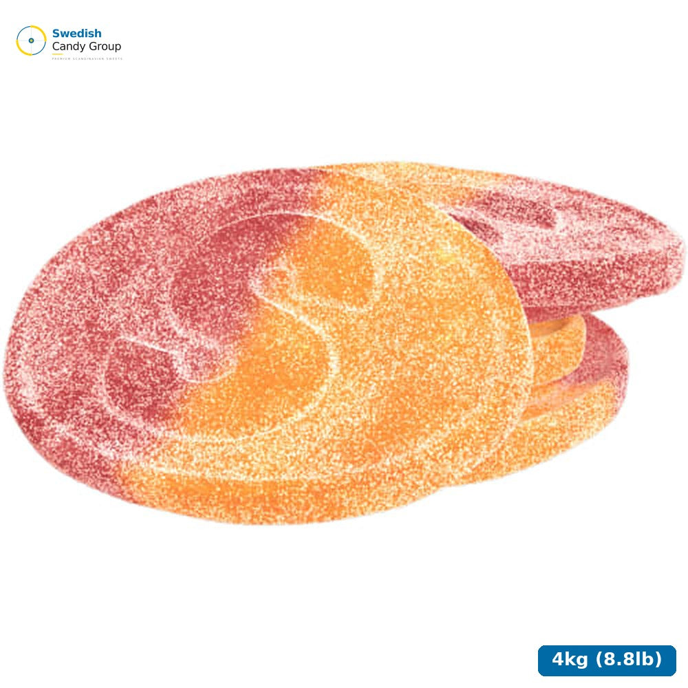 Candypeople Sour Lemon Raspberry S-märke — 4kg (8.8lb)