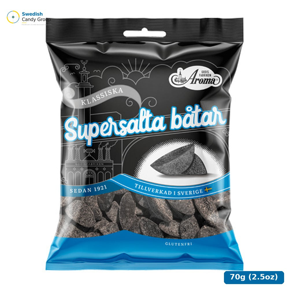 Aroma Supersalta Båtar 70G 20 St — 20 bags