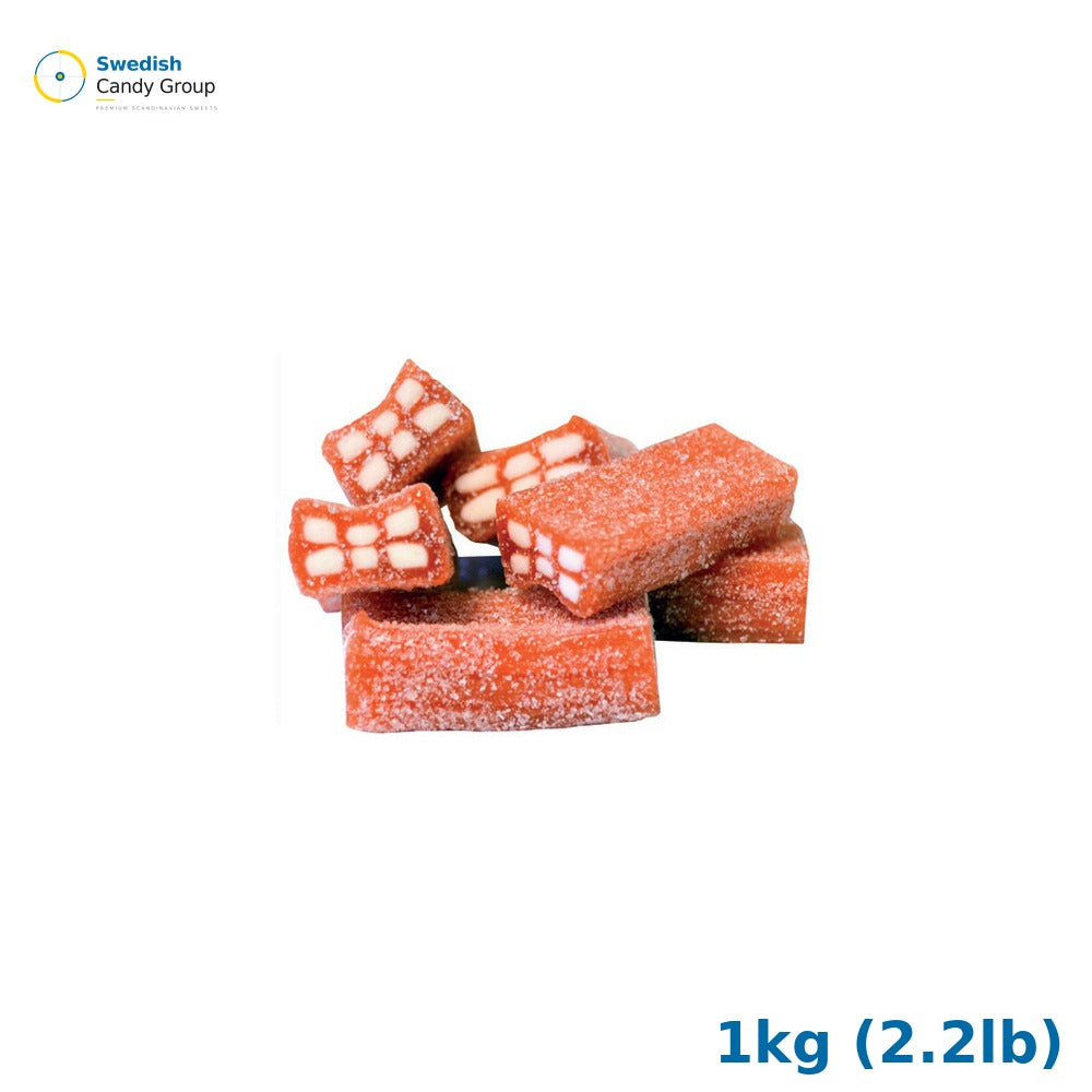 Asba Sugar Coated Brick Strawberry - 1kg (2.2lb)