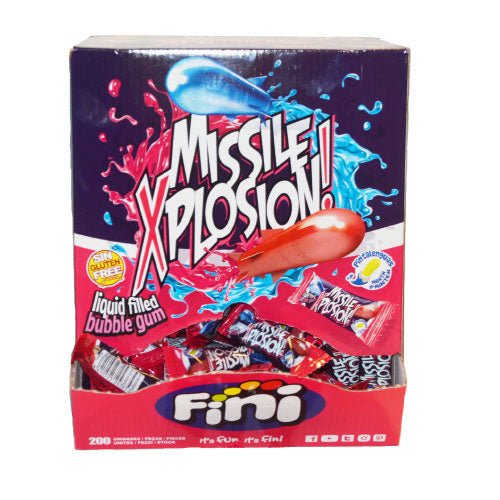 Candinavia Fini Missile Xplosion Gum — 200 pcs