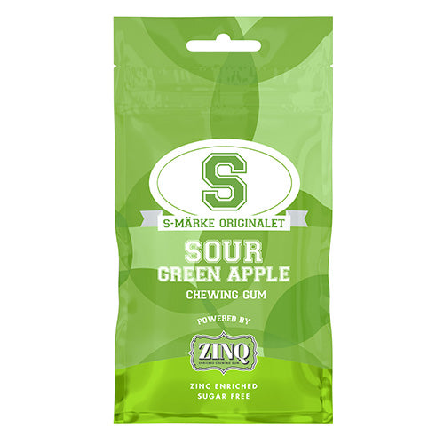 Candy People Zinq S-Märke Sour Apple 31,5g — 16 x 31.5g