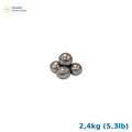 Chokly SILVER/LicoriceBalls — 2,4kg (5.3lb)