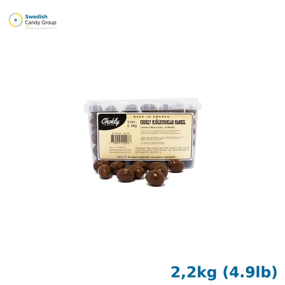 Chokly Milk Chocolate Almond - 2,2kg (4.9lb)