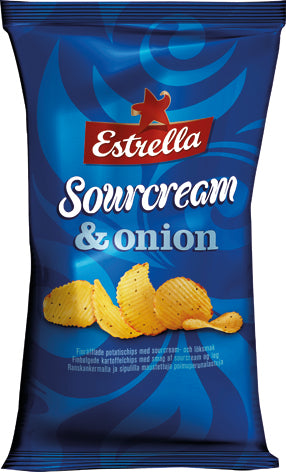 Estrella Sourcr & Onion 40g — 21 x 40g
