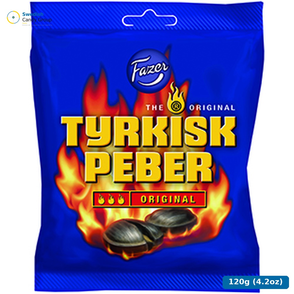 Fazer Tyrkisk Peber Original 120 G - 24 St — 24 bags