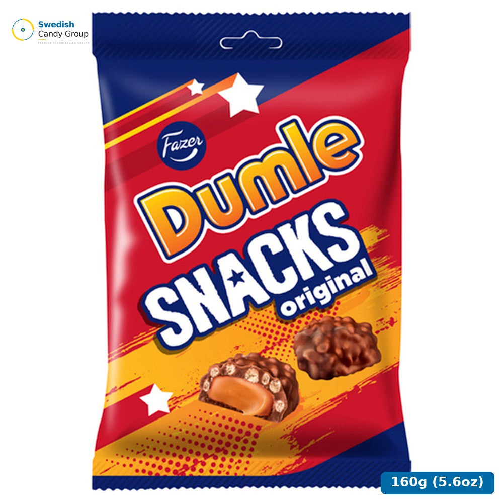 Fazer Aa* Dumle Snacks 160G — 20 bags