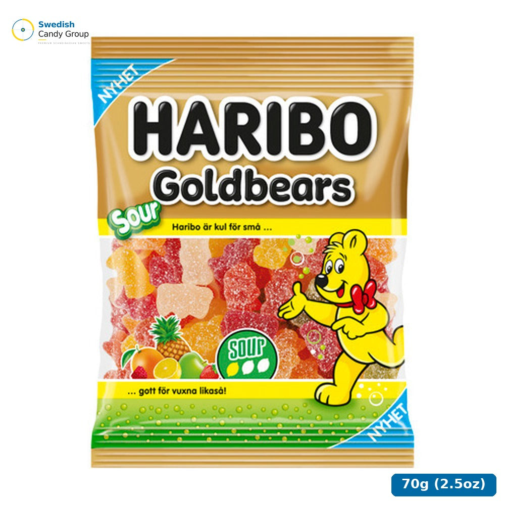 Haribo Goldbear Sour 24X70G — 24 bags