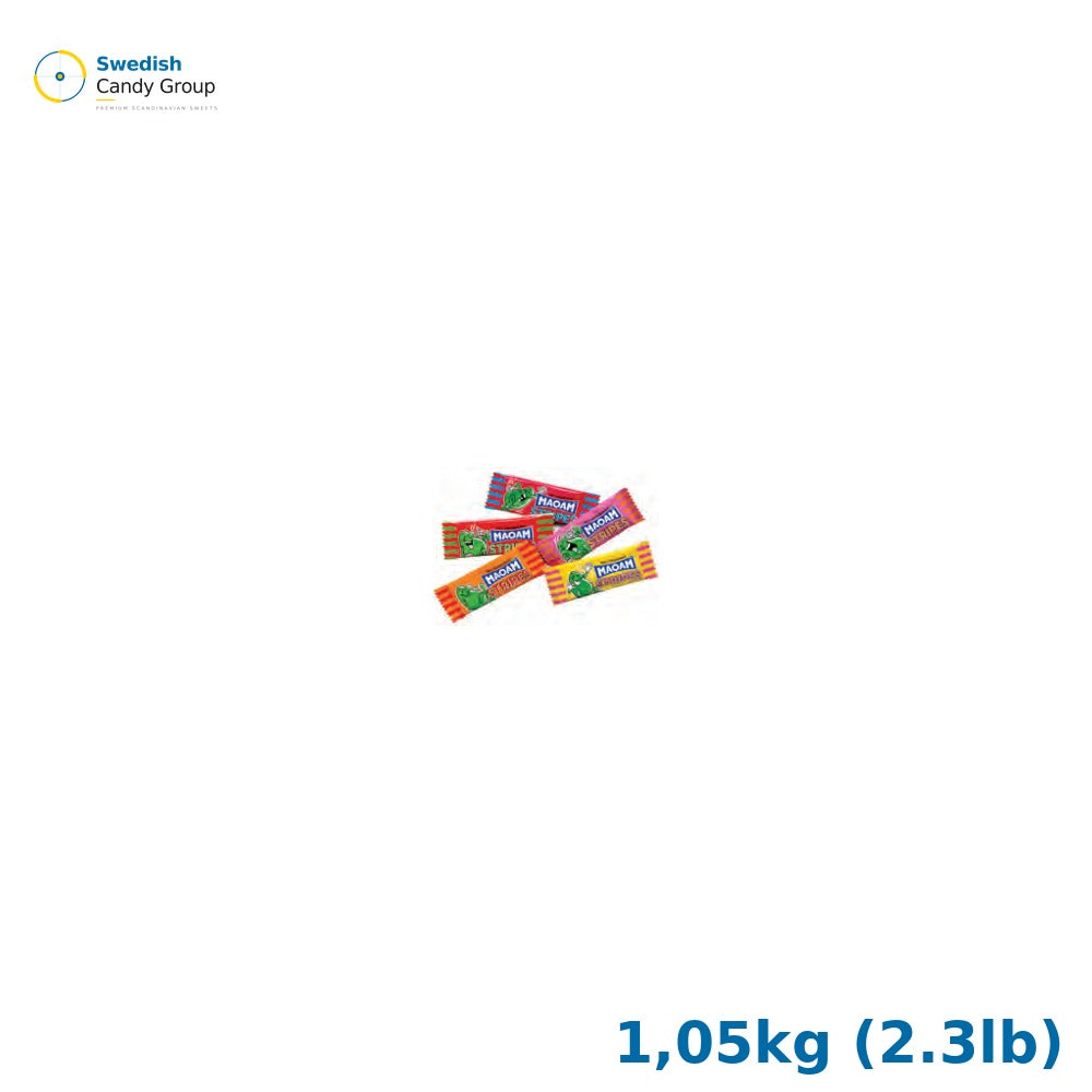 Haribo Maoam Mini Stripes — 1,05kg (2.3lb)