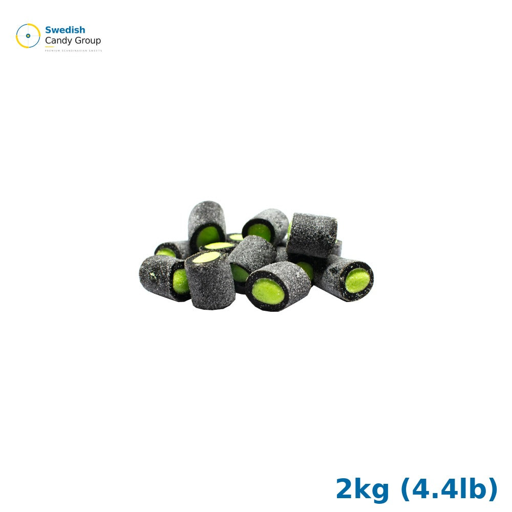 Jellioo Pear Filled Salmiaklakrits 2kg (4.4lb)