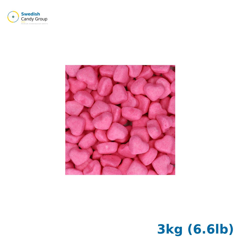 Klippans Haribo Sugared Hearts 3kg (6.6lb)