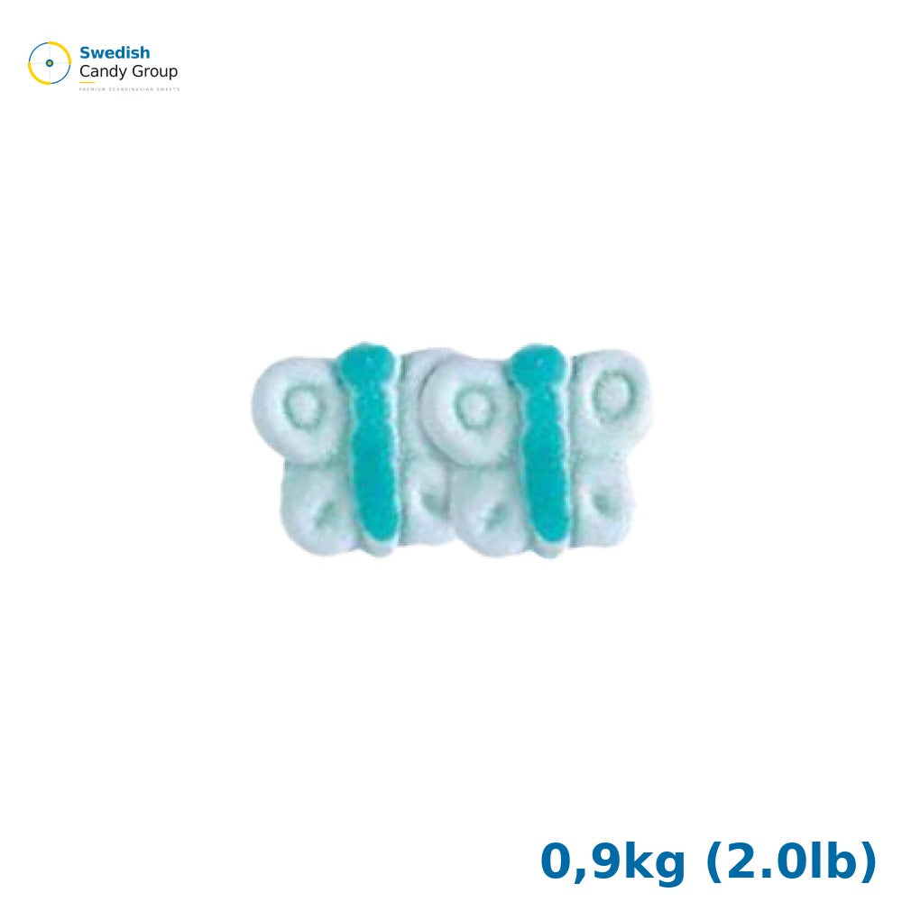 Konfektyr Light Blue Butterfly 900g obs! 1 pcs — 0,9kg (2.0lb)