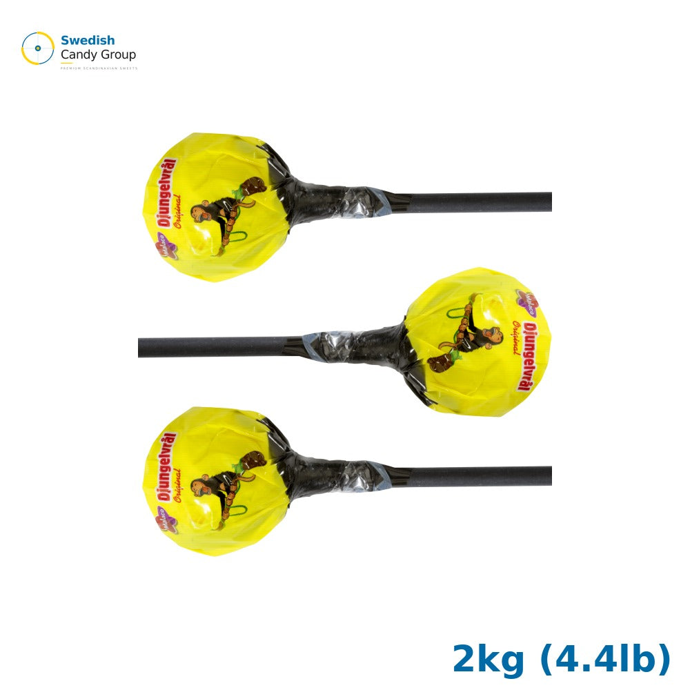 Malaco Jungle Roar Lollipop Kartong 2kg (4.4lb)