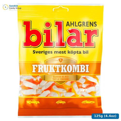 Cloetta Ahlgrens Bilar Fruktkombi 125 G — 36 bags