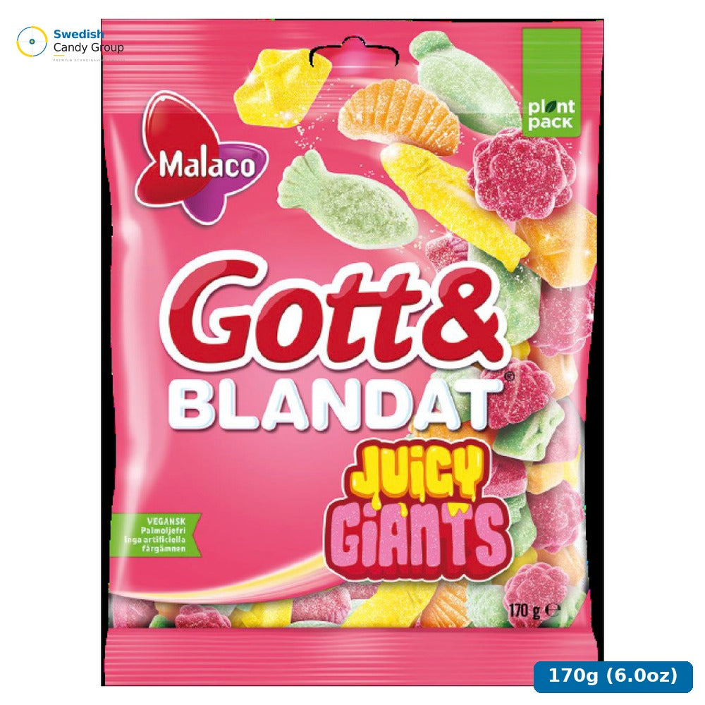 Cloetta Gott & Blandat Juicy Giants 27 X 170 G — 27 bags