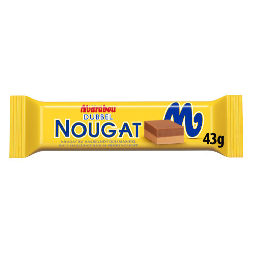 Marabou Double Nougat 43 g — 48 x 43g