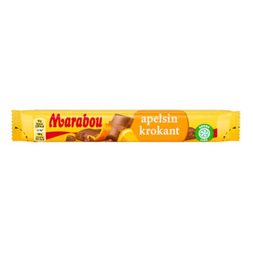 Marabou Orange Crunch 43g — 48 x 43g