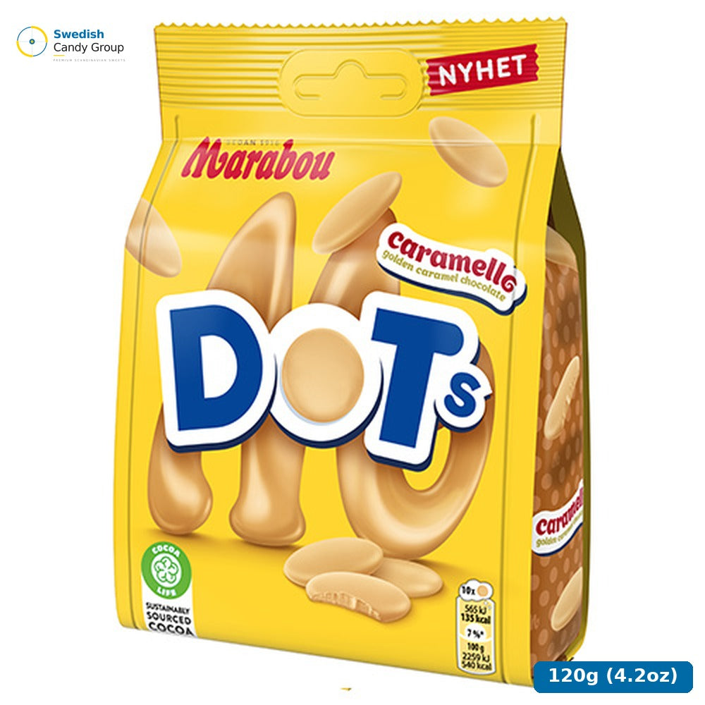 Marabou Dot´S Caramello 120G — 10 bags
