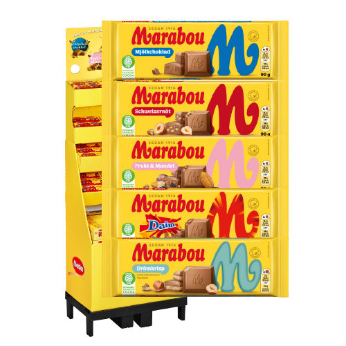 Marabou 90g Mix 1/4-pallet