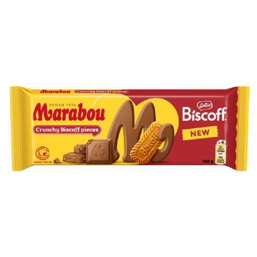 Marabou Biscoff 160g New — 16 x 160g