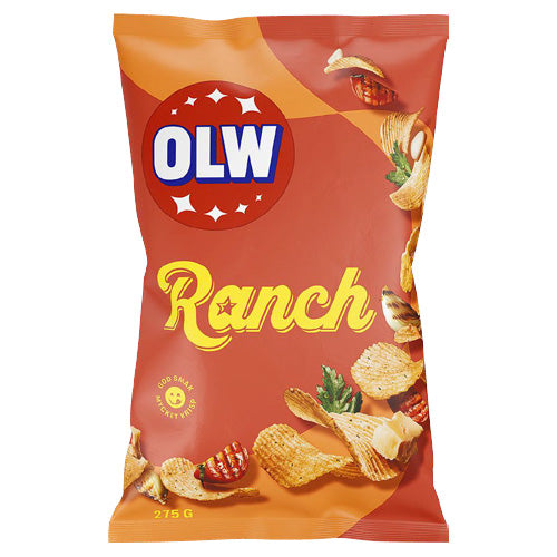 Olw Chips Ranch 21 x 175 g – The Swedish Candy Group AB