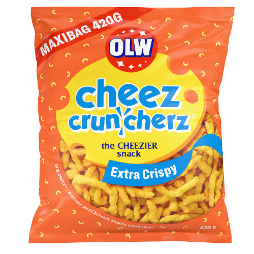 OLW Maxi Bag Cheez Cruncherz 12 x 420g