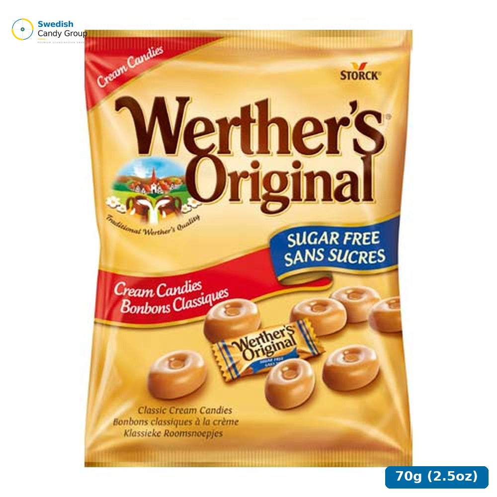 Storck Sockerfri Werthers Original 70 G - 12 St — 12 bags