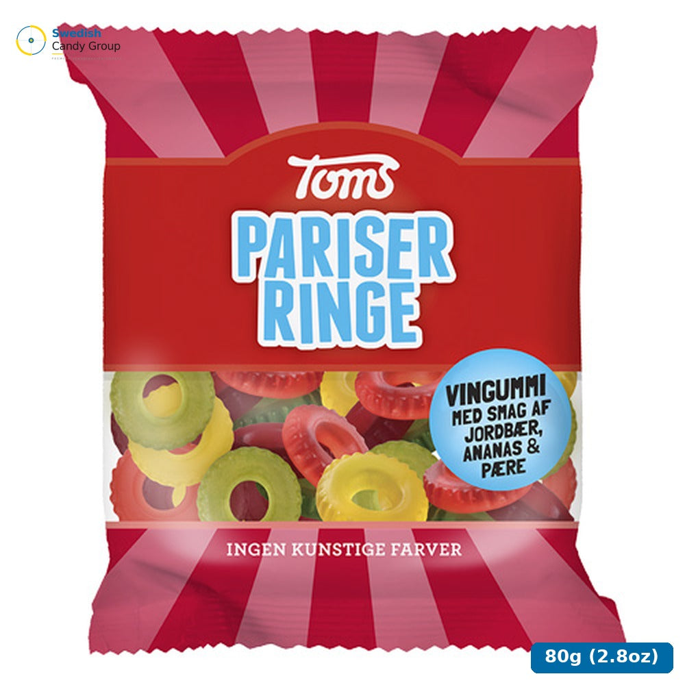 Toms Pariserringe 18 X 80 G — 18 bags