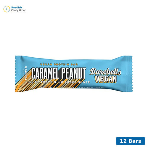 Barebells Vegan Protein Bar Caramel Peanut 55g - 12 Pack - Barebells